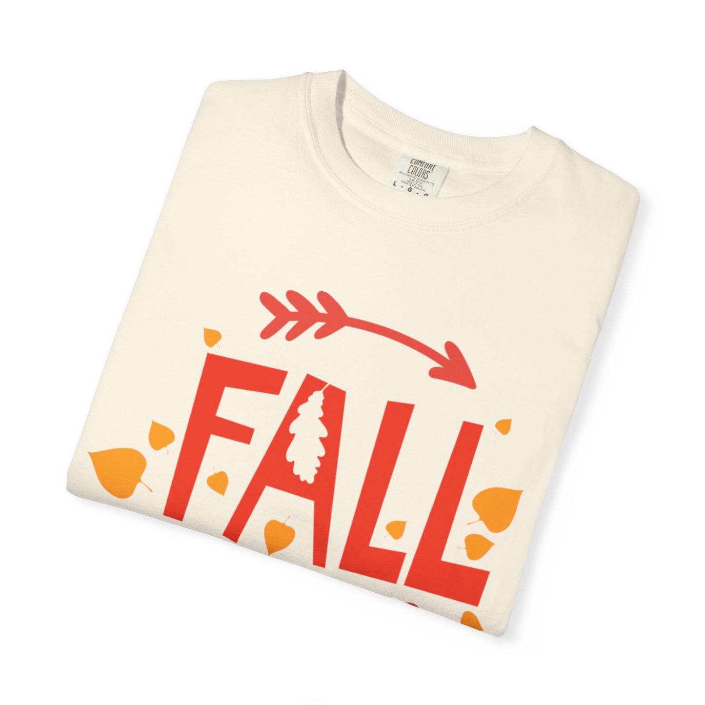 Fall Y’all Breeze Leaves Christmas Tee Jingle Bells Falling Beauty Holiday Spirit Unisex Heavy Cotton T-Shirt