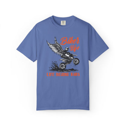 Thriller Live Behind Bars Secret Of Life Journey Over Destination Two Wheeled Adventures Unisex Heavy Cotton T-Shirt