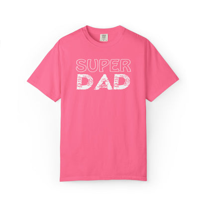 Super Dad Embracing Fatherhood Tee Growing Our Family Anticipating Parenthood Unisex Heavy Cotton T-Shirt