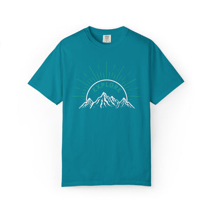 Funny Explore Mountain Adventure Tee Sarcastic Alpine Discover Camping Forest Unisex Heavy Cotton T-Shirt