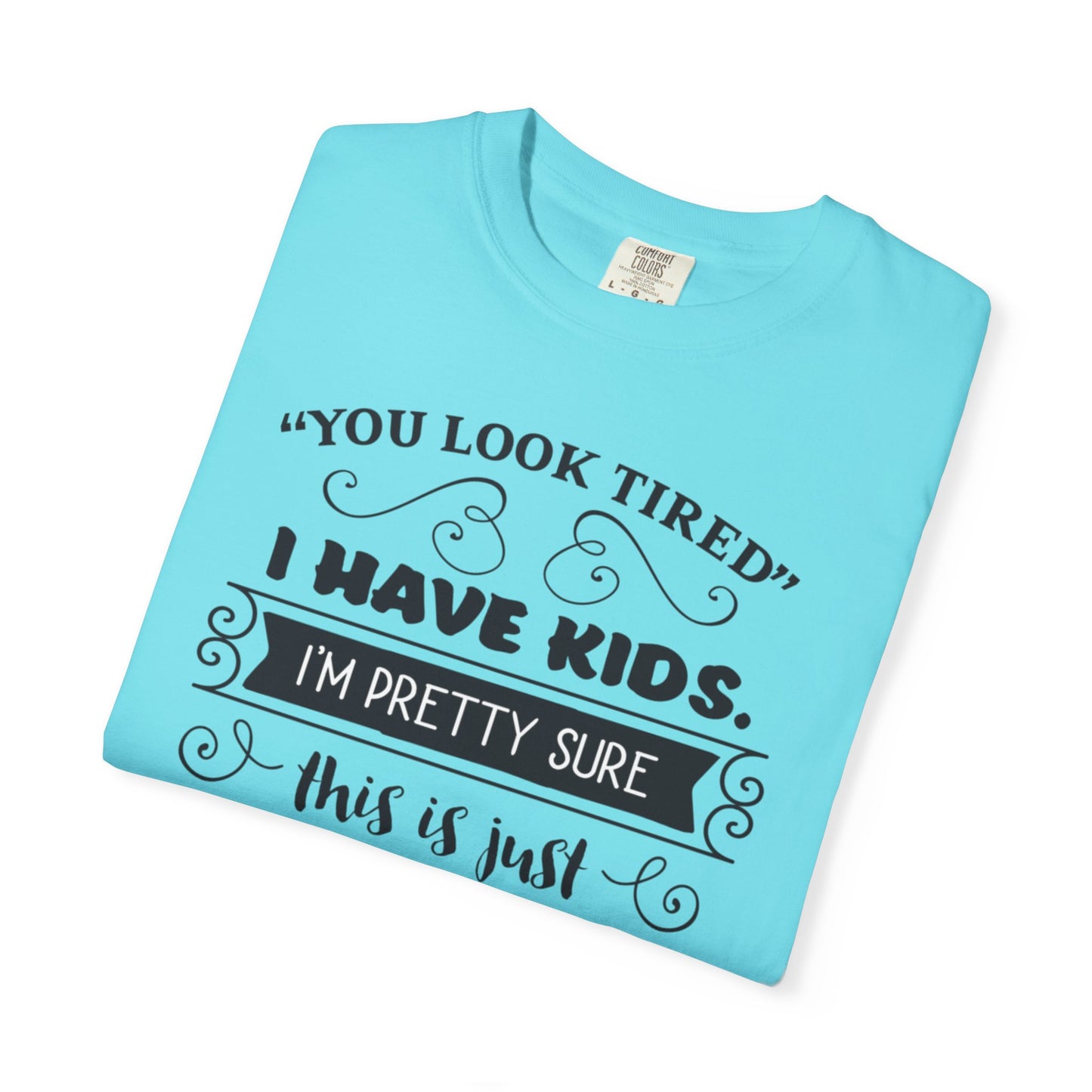 I Have Kids I’m Pretty Sure This Is Just My Face Now Strong Motherhood Tee Parenting Magic Fantasy Reality Wonder Woman Unisex Heavy Cotton T-Shirt