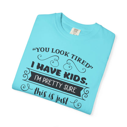I Have Kids I’m Pretty Sure This Is Just My Face Now Strong Motherhood Tee Parenting Magic Fantasy Reality Wonder Woman Unisex Heavy Cotton T-Shirt