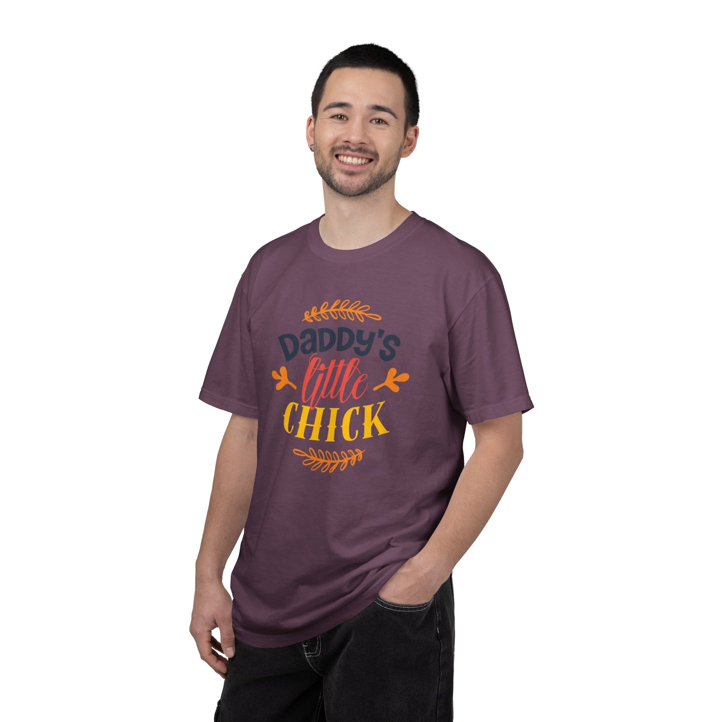 Daddy’s Little Chick Confidence Tee Elegance Charming Appealing Beauty Easter Celebration Unisex Heavy Cotton T-Shirt