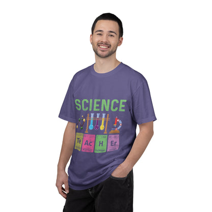Inspirational Science Microscope Periodic Table Science Lab Chemicals Unisex Heavy Cotton T-Shirt