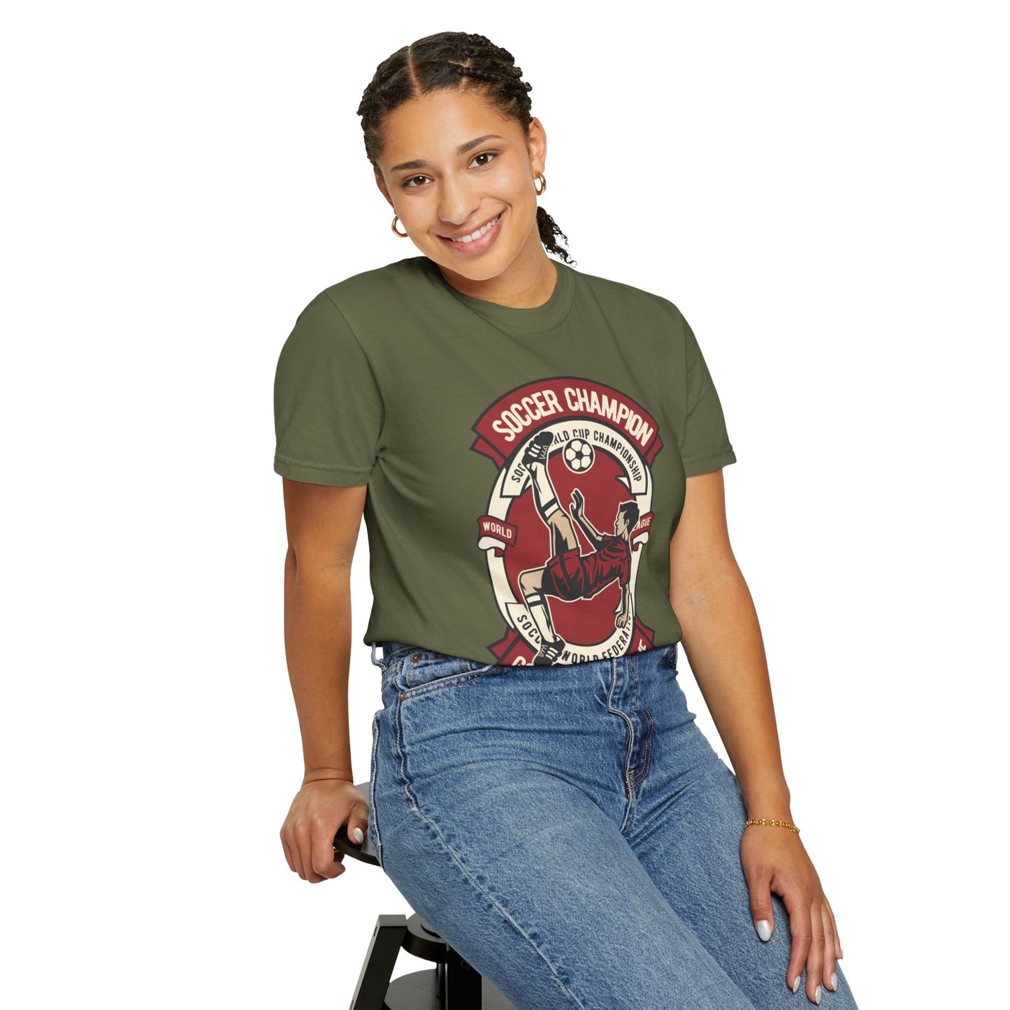 Soccer Champion Heartwarming Sweet Tee Charismatic Passion Unisex Heavy Cotton T-Shirt