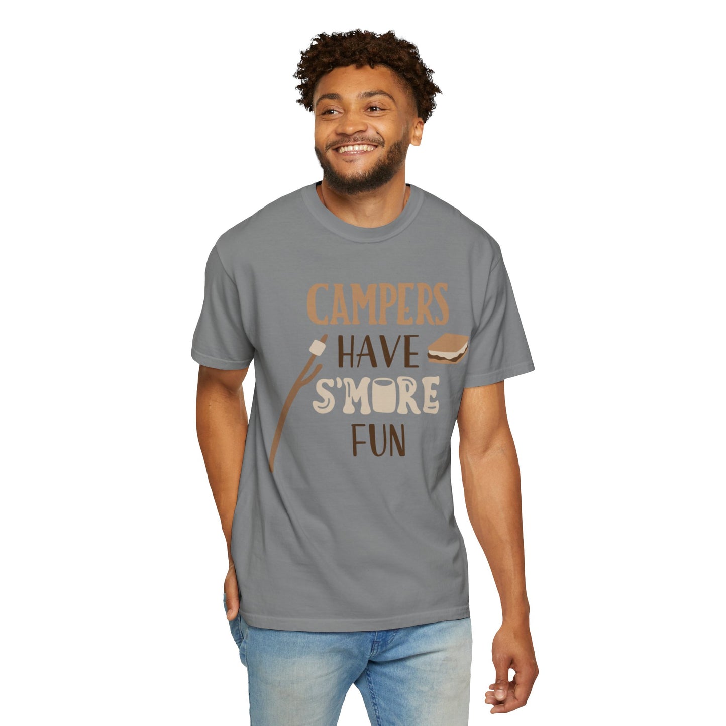 Campers Adventure Mountain Tee Belays Ropes Fun Activities Unisex Heavy Cotton T-Shirt