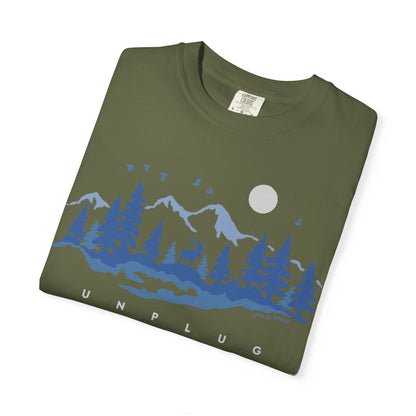Unplug - Unisex Garment-Dyed T-shirt