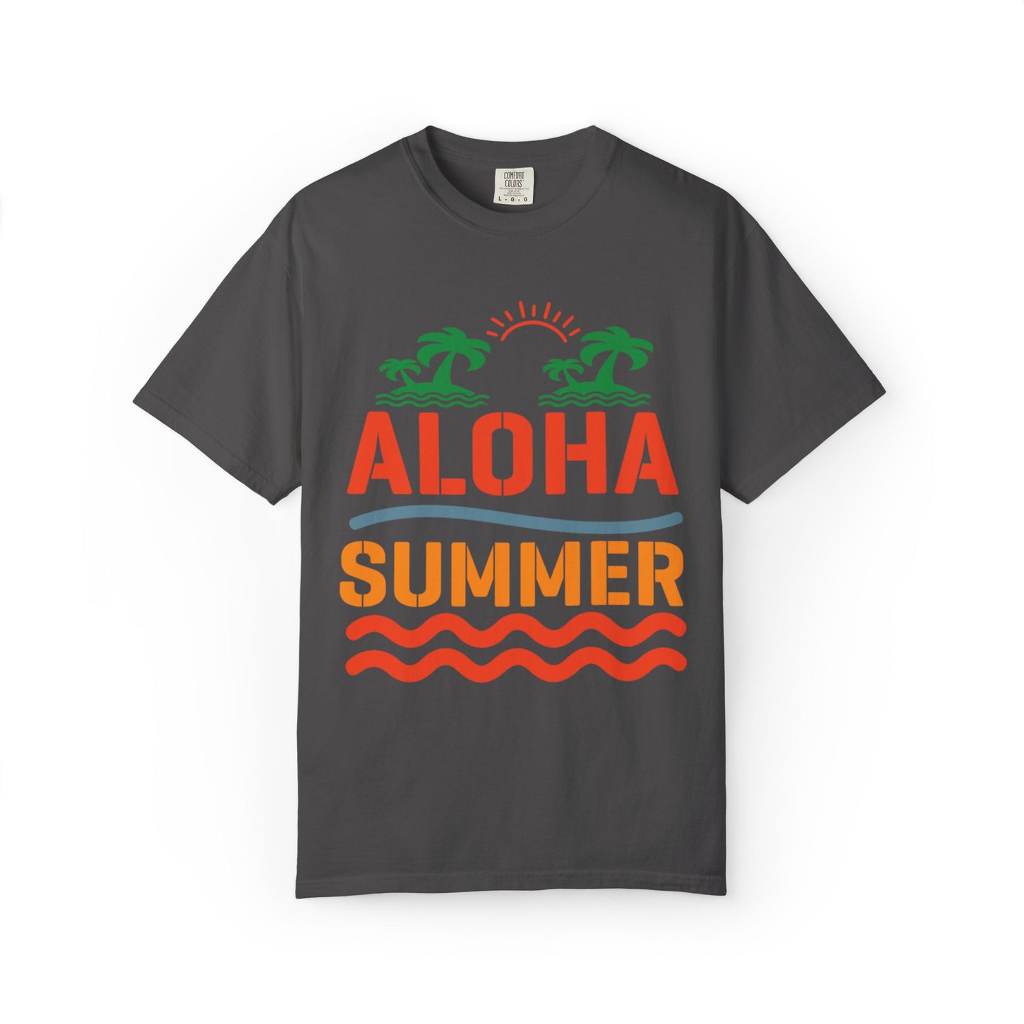 Exciting Aloha Summer Sunshine Beach Days White Sand Summer Camp Vacation Mode Sunny Days Unisex Heavy Cotton T-Shirt