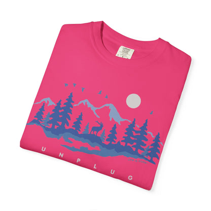 Unplug - Unisex Garment-Dyed T-shirt