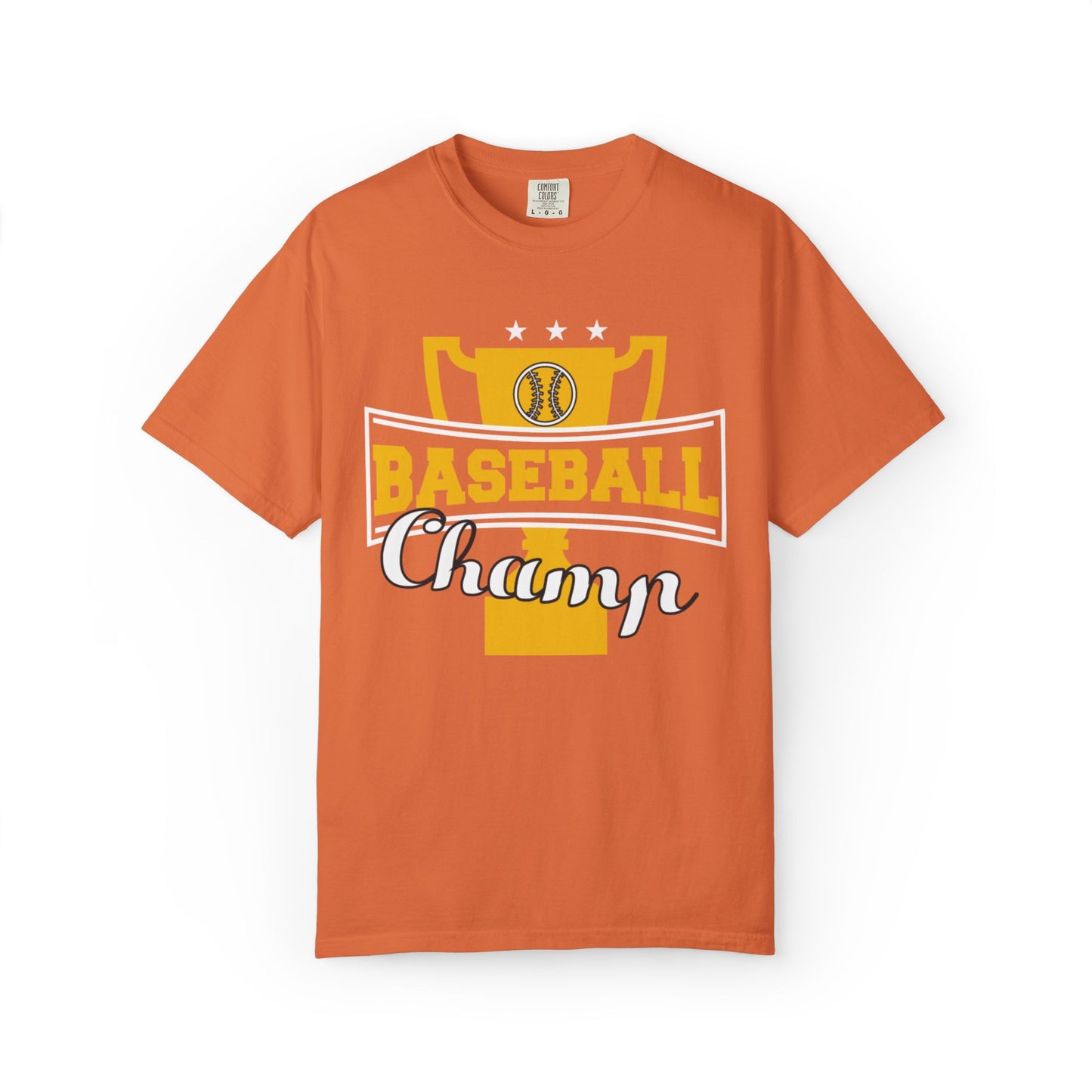 Baseball Champ Tee Bullpen Pitcher Bats League Game Sports Unisex Heavy Cotton T-Shirt