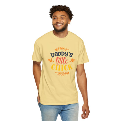 Daddy’s Little Chick Confidence Tee Elegance Charming Appealing Beauty Easter Celebration Unisex Heavy Cotton T-Shirt