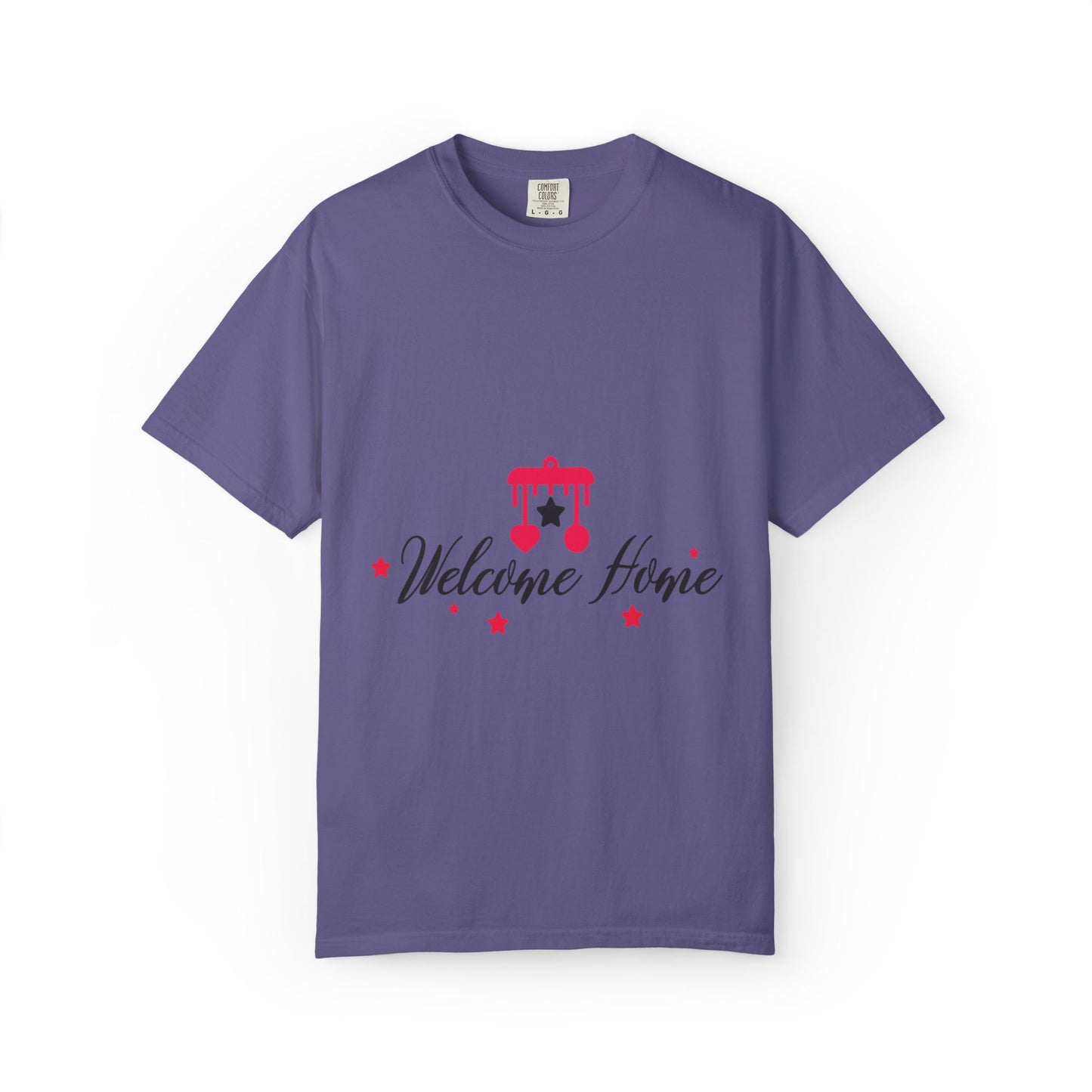 Welcome Home Peaceful Paradise Tee Cherished Space Heartfelt Haven Unisex Heavy Cotton T-Shirt