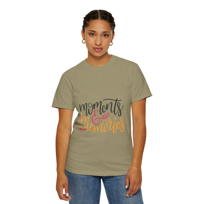 Moments & Memories Chapters Of Life Precious Moments Tee Recollections Meaningful Experiences Nostalgia  Unisex Heavy Cotton T-Shirt