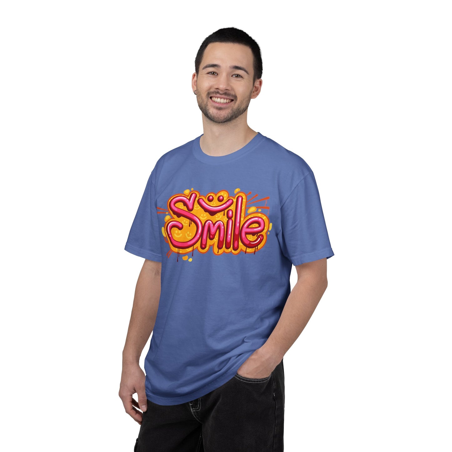 Smile Unisex Garment-Dyed T-shirt