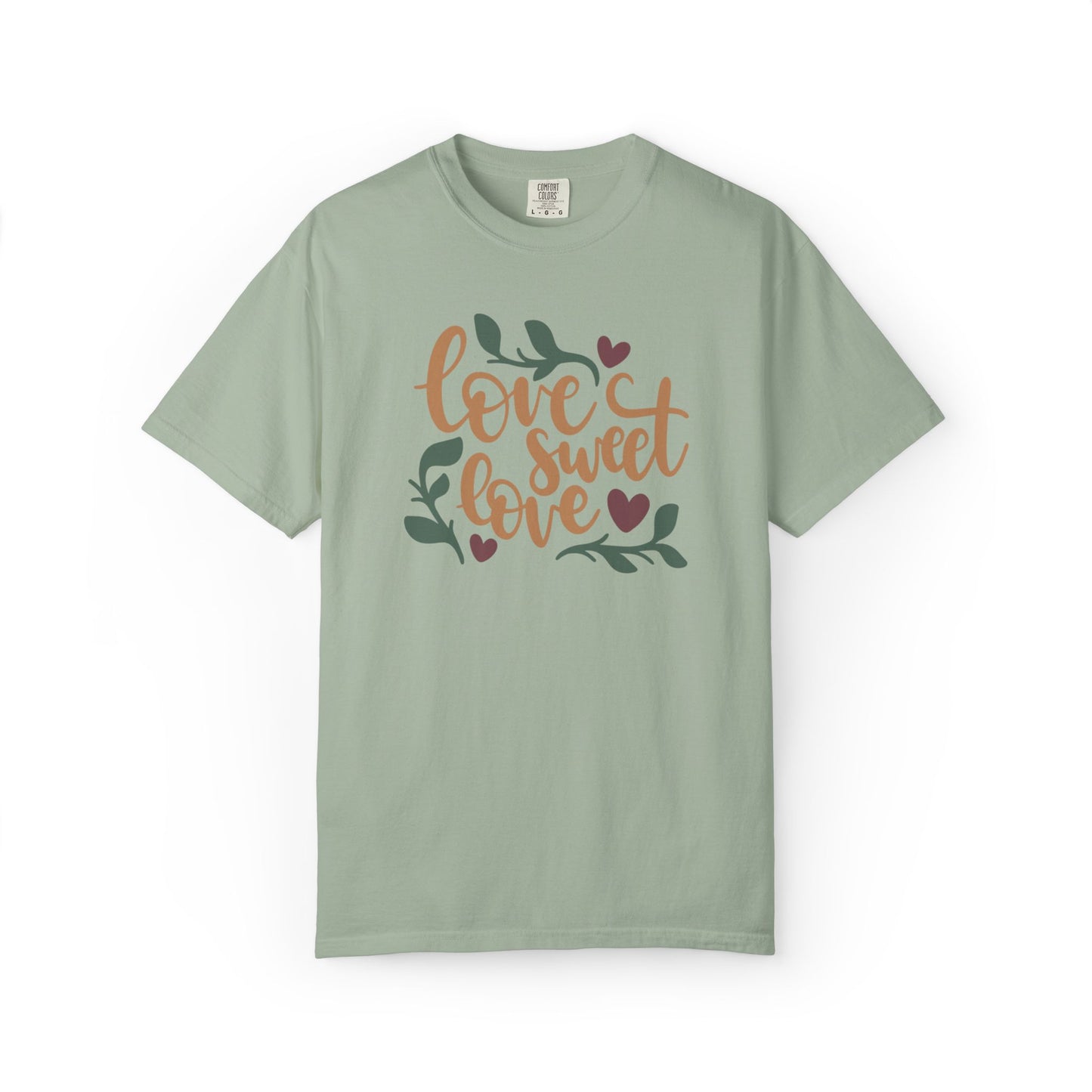 Love Sweet Love Boundless Love Affection Lover’s Tee Infinite Bliss Butterfly Kisses Evergreen Romance Unisex Heavy Cotton T-Shirt