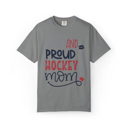 Loud & Proud Hockey Mom Power Play Cheering Stickhandling Sports Tee Legend Unisex Heavy Cotton T-Shirt