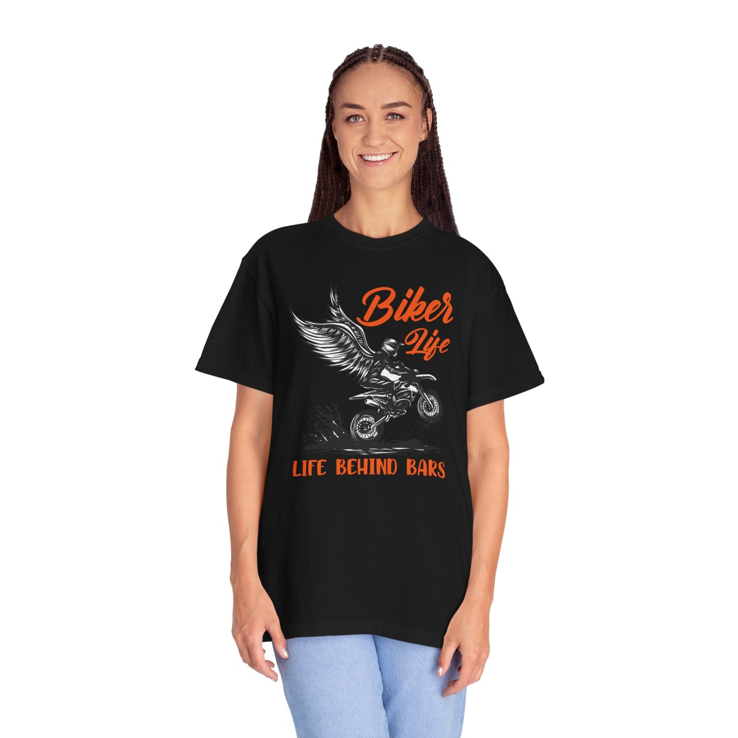 Thriller Live Behind Bars Secret Of Life Journey Over Destination Two Wheeled Adventures Unisex Heavy Cotton T-Shirt