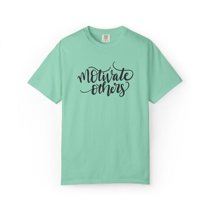 Motivate Others Leadership Inspiration Tee Positive Feedback Passion Self-Belief Professional Attitude Unisex Heavy Cotton T-Shirt