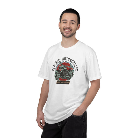 Classic Motorcycles Custom Engine Club Motorbike Lovers Trendy Tee High-speed Rider Adventure Racer Unisex Heavy Cotton T-Shirt