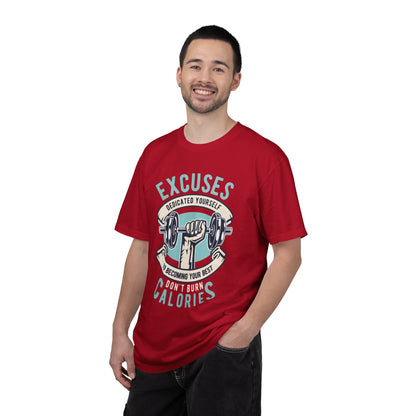 Don’t Burn Calories Body Building Goal Setting Will Power Achievement Tee Unisex Heavy Cotton T-Shirt