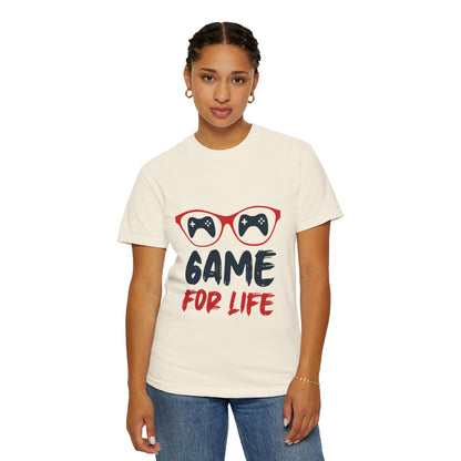 Game For Life Adventures Tee Player’s Journey Obsession Epic Battles Unisex Heavy Cotton T-Shirt