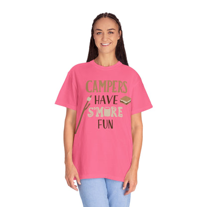 Campers Adventure Mountain Tee Belays Ropes Fun Activities Unisex Heavy Cotton T-Shirt