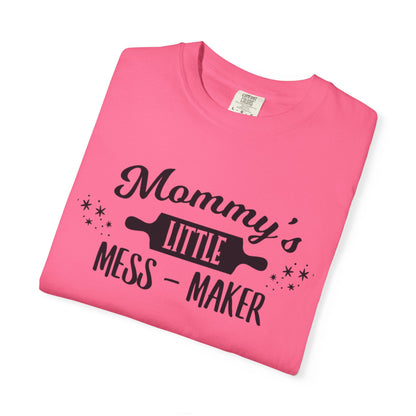 Mommy’s Little Mess-Maker Motherhood Loves Supermom Life Giver Wonder Woman Trendy Tee Unconditional Love Toddler Unisex Heavy Cotton T-Shirt