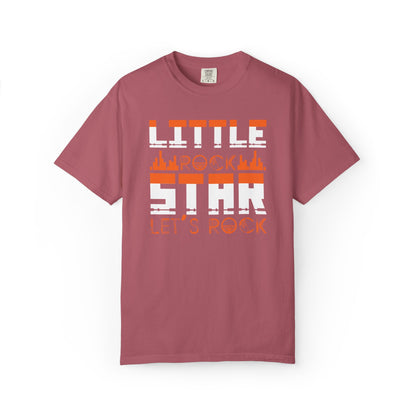Thrilling Little Rock Star Born To Rock Rock And Roll Passion Rocker At Heart Rock Enthusiasm Unisex Heavy Cotton T-Shirt