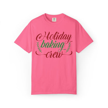 Holiday Baking Crew Xmas Cakes Christmas Cookies Festival Season Unisex Heavy Cotton T-Shirt