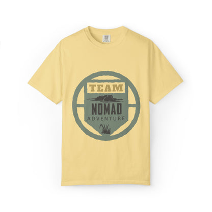 Team Nomad Constant Movement Discovery Freedom Adventure Enthusiasts Unisex Heavy Cotton T-Shirt
