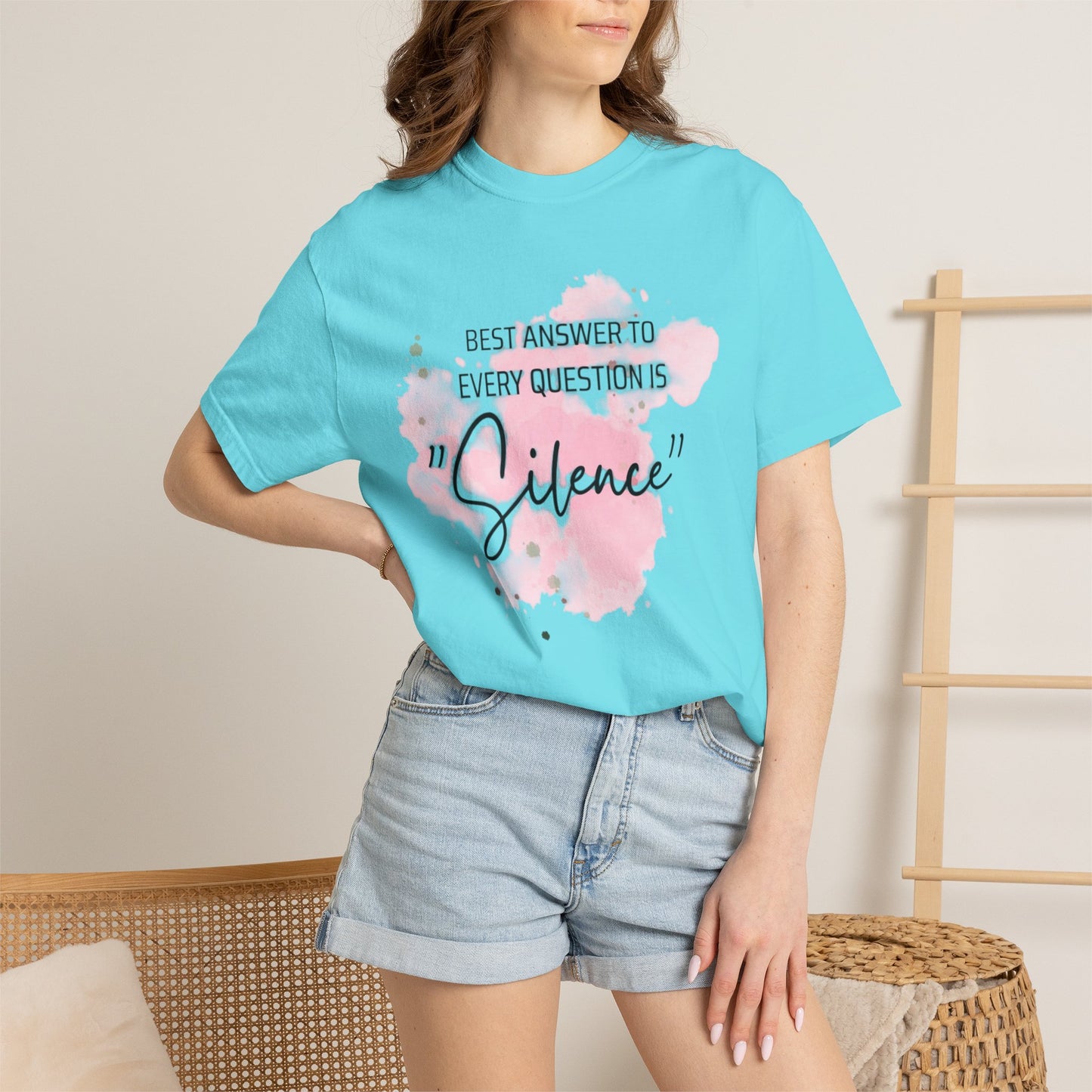 Silence - Unisex Garment-Dyed T-shirt