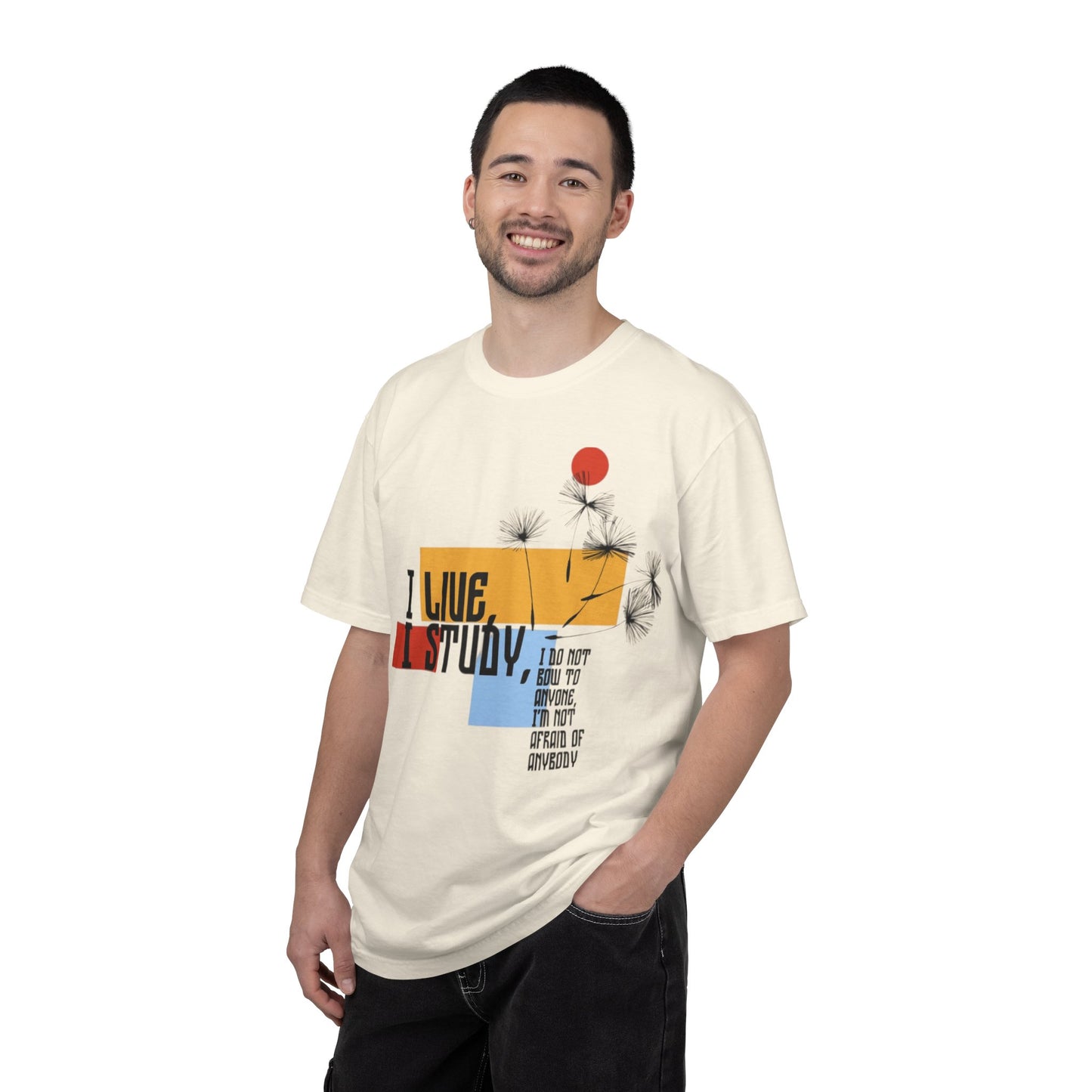 I Live I Study - Unisex Garment-Dyed T-shirt