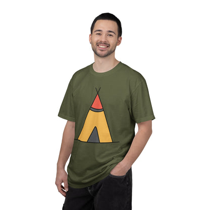 Camping  Adventure Lovers Tee Nature Exploration Bonfire Travel Van Unisex Heavy Cotton T-Shirt