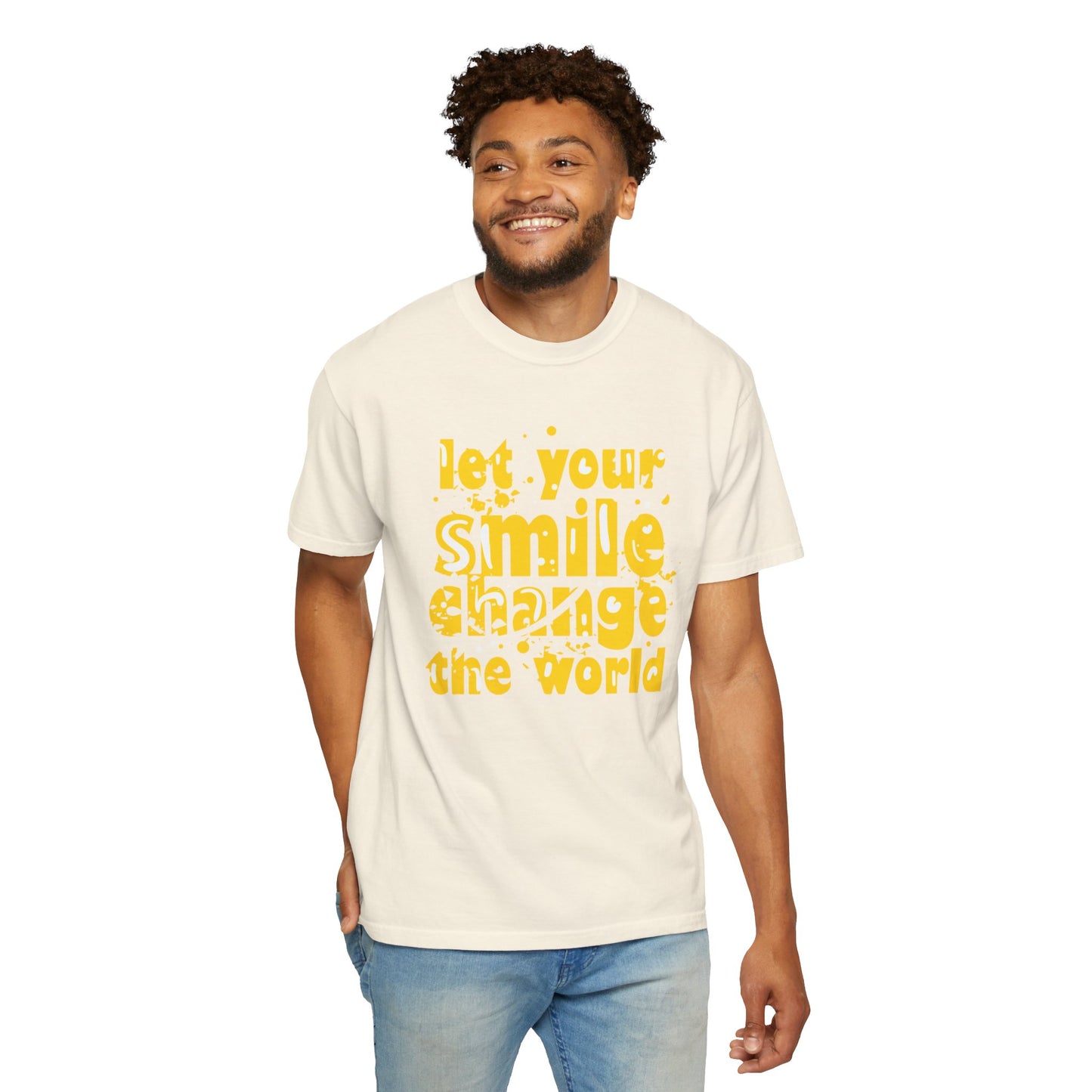Let Your Smile Change The World Kindness Heartfelt Compliments Tee Thoughtful Gestures Love-Inspiration  Unisex Heavy Cotton T-Shirt
