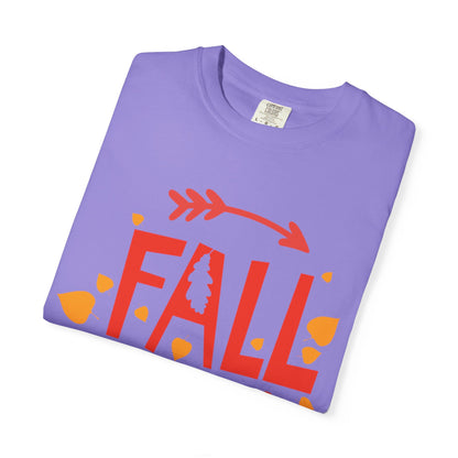 Fall Y’all Breeze Leaves Christmas Tee Jingle Bells Falling Beauty Holiday Spirit Unisex Heavy Cotton T-Shirt