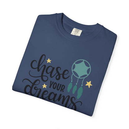 Chase Your Dreams Creativity Imagination Tee Determination Reach For The Stars Unisex Heavy Cotton T-Shirt