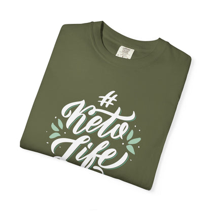 Keto Life Low-Carb Vegetables Tee Moderate Protein Fat Adaptation Intermittent Fasting Unisex Heavy Cotton T-Shirt