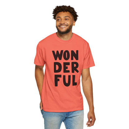 Wonderful Encouragement Self-belief Tee Moral Support Hopefulness Positivity Beautiful Unisex Heavy Cotton T-Shirt