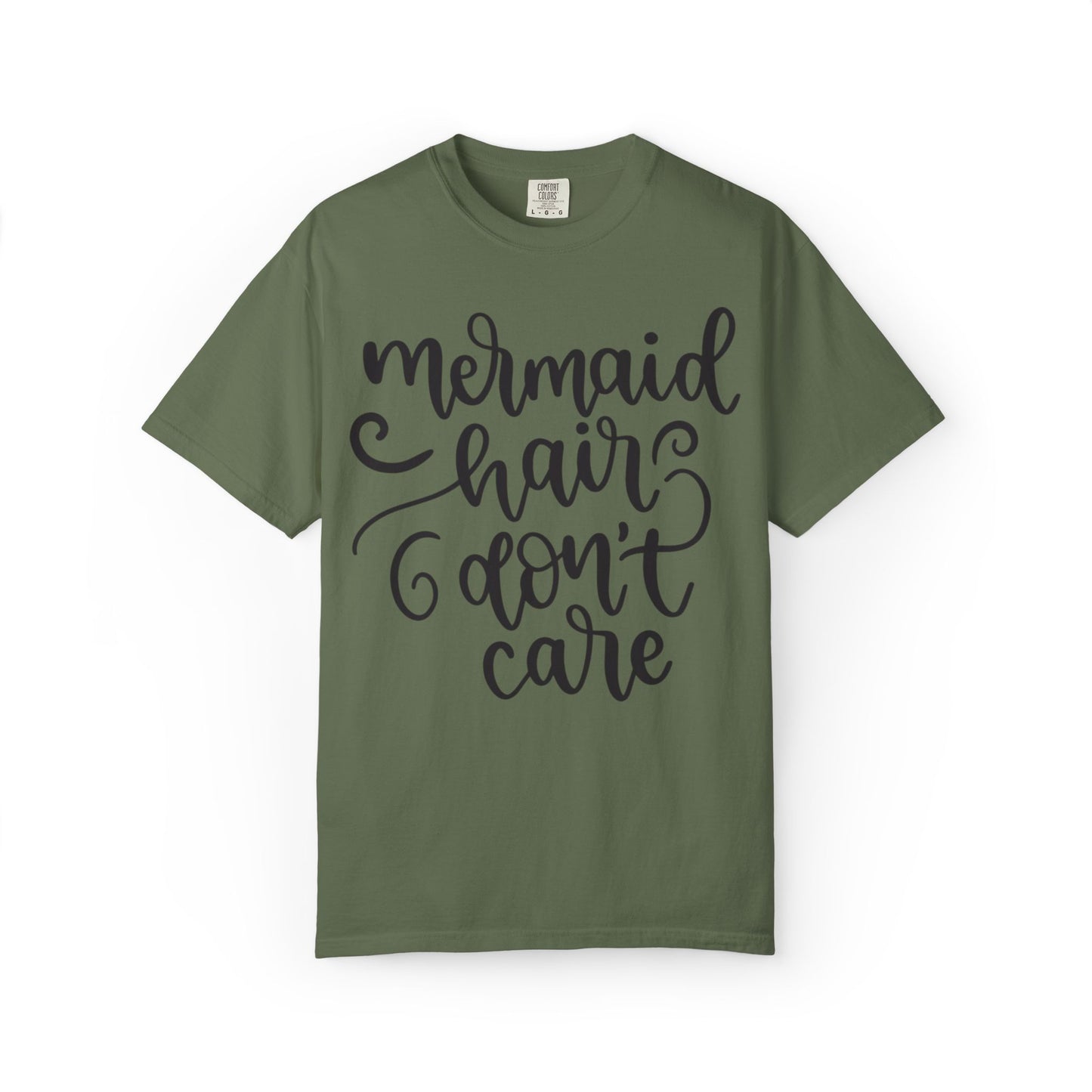 Mermaid Hair Don’t Care Heartwarming Lovely Tee Adorable Sweet Charismatic Underwater Beauty Ocean Guardians Unisex Heavy Cotton T-Shirt