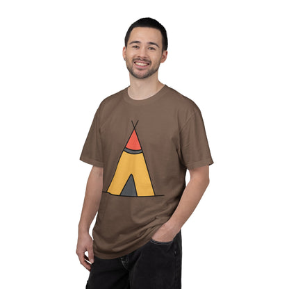 Camping  Adventure Lovers Tee Nature Exploration Bonfire Travel Van Unisex Heavy Cotton T-Shirt
