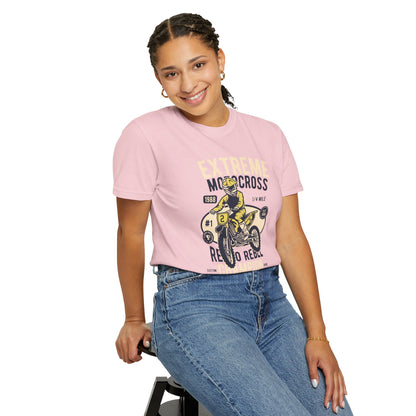 Extreme Champion Epic Trail Exploration Tee Thrill-Seeking Stunt Mastery Downhill Rush Unisex Heavy Cotton T-Shirt