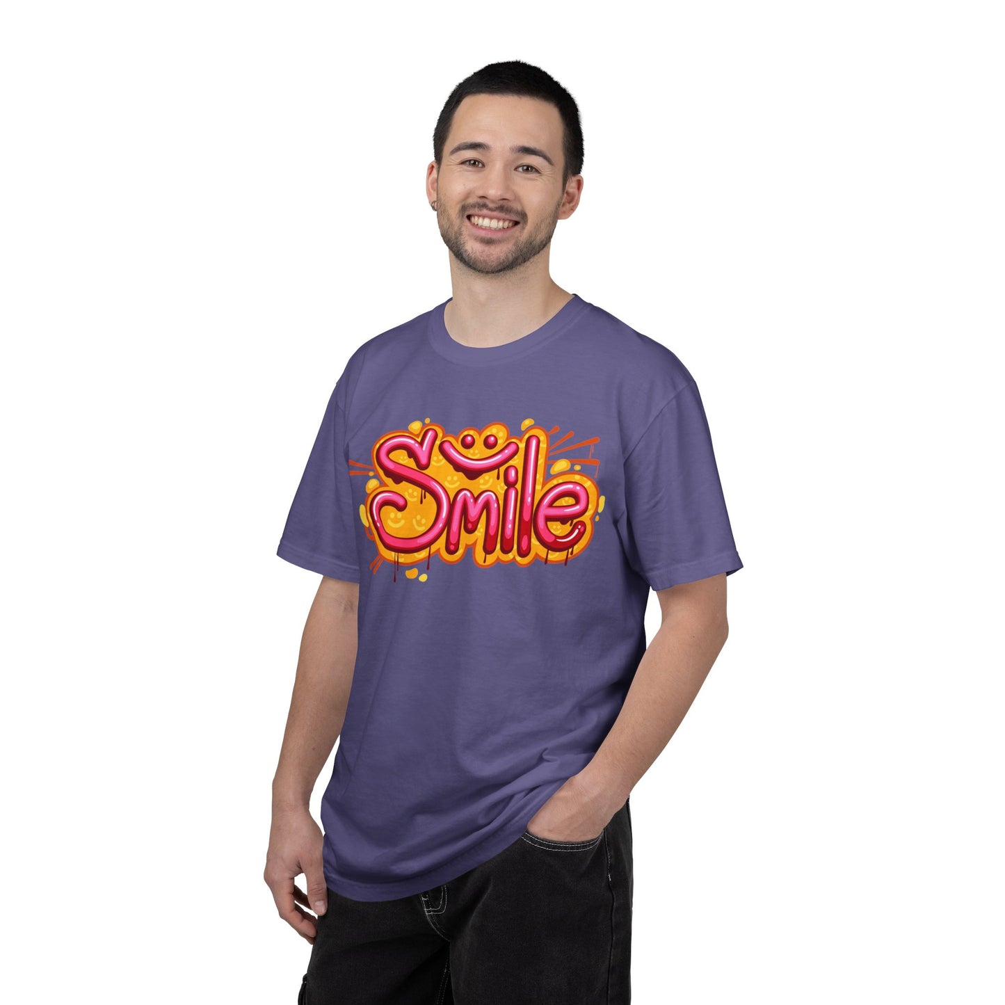 Smile Unisex Garment-Dyed T-shirt
