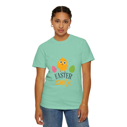 Easter Chick Holy Week Easter Celebration Spring Festival Tee Christian Holiday Easter Eggs Good Friday Unisex Heavy Cotton T-Shirt