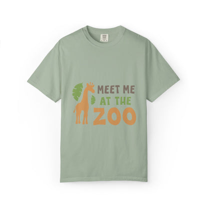 Meet Me At Zoo Wildlife Conservation Tee Animal Welfare Safari Aquarium Outreach Programs Unisex Heavy Cotton T-Shirt