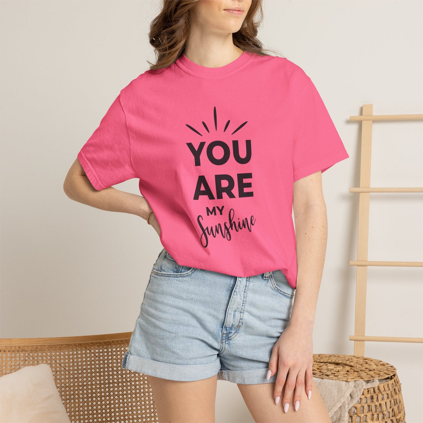 You Are My Sunshine Lovers Tee Hug Rainbow Passion Unconditional Soulful Connection Unisex Heavy Cotton T-Shirt