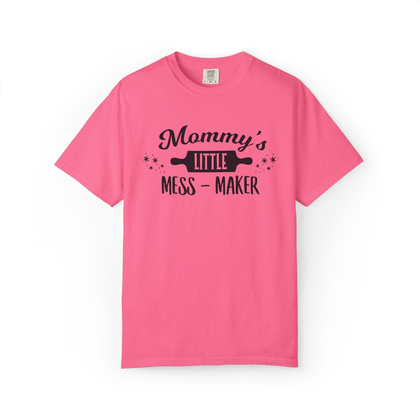 Mommy’s Little Mess-Maker Motherhood Loves Supermom Life Giver Wonder Woman Trendy Tee Unconditional Love Toddler Unisex Heavy Cotton T-Shirt