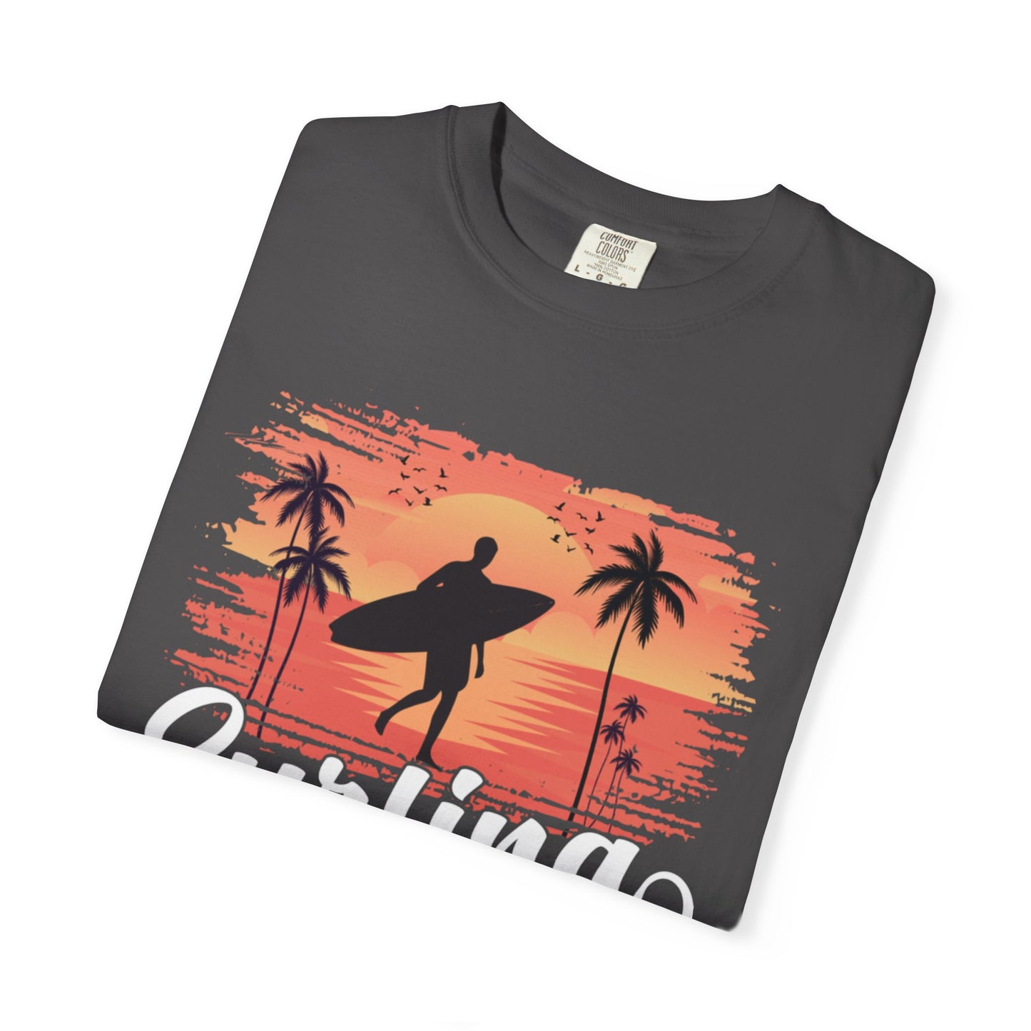 Exciting Surfing Catch The Wave Barrels & Breaks Shortboard Beach Vibes Unisex Heavy Cotton T-Shirt