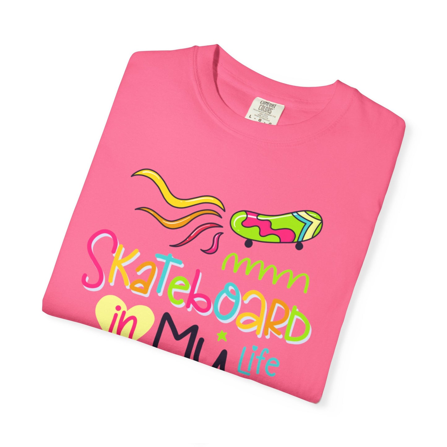 Skateboard In My Life Skater Competitions Boarding Fitness Tee Unisex Heavy Cotton T-Shirt