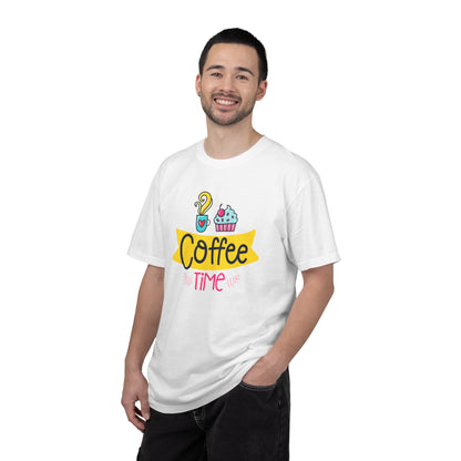 Funny Coffee Time Beans Latte Lovers Tee Black Brew Addicted Barista Freak Unisex Heavy Cotton T-Shirt