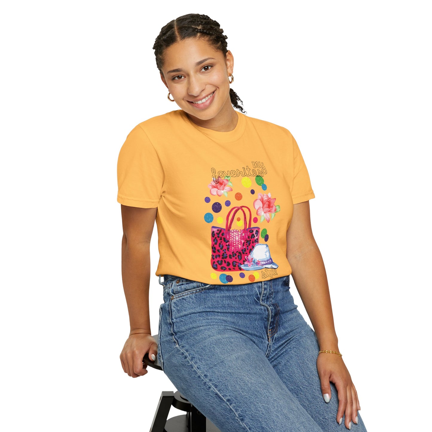 My Favorites Style Elegantly Trendy Tee Cleverly Classy Strong Empowered Fashionable Stylish Cute Unisex Heavy Cotton T-Shirt